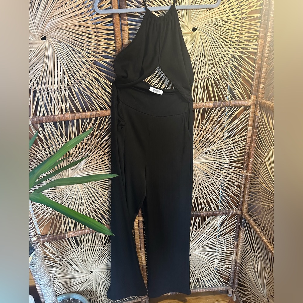 Chic Black Halter Jumpsuit